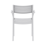 Beer Garden Chair CAPRI ARM Ash Grey