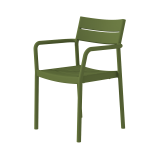 Beer Garden Chair CAPRI ARM Green