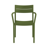 Beer Garden Chair CAPRI ARM Green