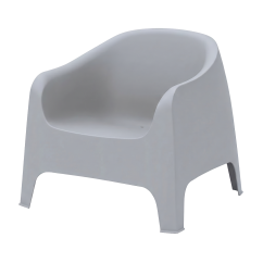 Beer Garden Armchair DUNA Light Grey