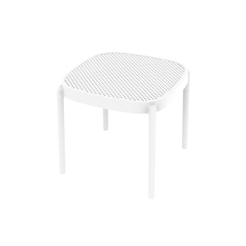 Beer Garden Table ARIA 46x45 White