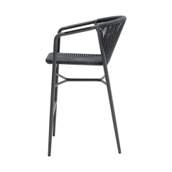 Technorattan Chair LUIGI BAR Anthracite