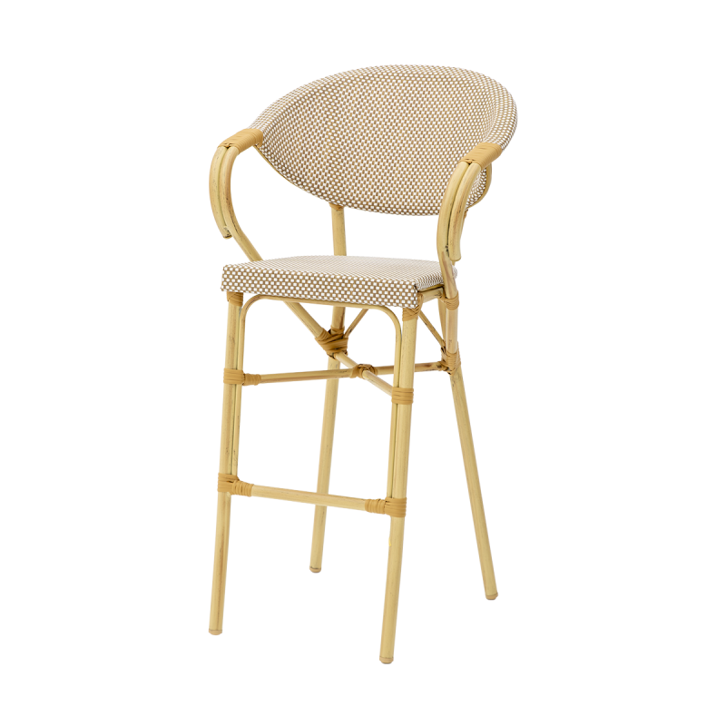 Technorattan Chair CAMILLO BAR Beige