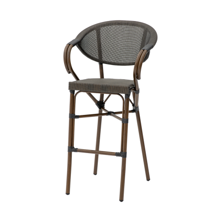 Technorattan Chair CAMILLO BAR Brown