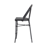 Technorattan Chair MATTEO BAR Graphite