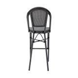 Technorattan Chair MATTEO BAR Graphite