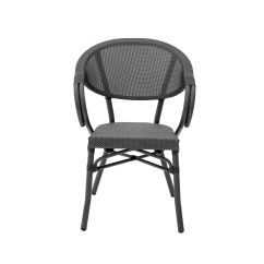 Technorattan Chair CAMILLO Graphite