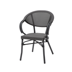 Technorattan Chair CAMILLO Graphite