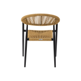 Technorattan Chair EMILIO Natural Dark