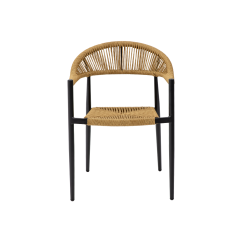 Technorattan Chair EMILIO Natural Dark