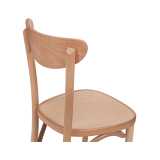 Wooden Restaurant Chair BOOMERANG Natural