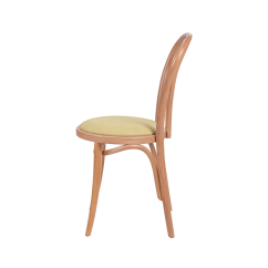 Wooden Restaurant Chair MONET 18 Pistachio Seat