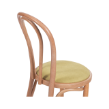 Wooden Restaurant Chair MONET 18 Pistachio Seat
