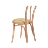 Wooden Restaurant Chair MONET 18 Pistachio Seat