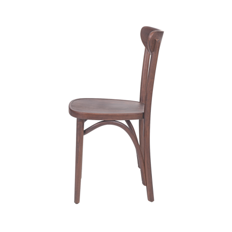 Wooden Restaurant Chair BOOMERANG Walnut