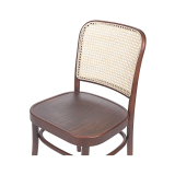 Wooden Restaurant Chair LOOMI 811 Rattan Walnut
