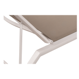 Aluminium Sun Lounger RIVIERA Beige
