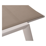 Sun Lounger RIVIERA White-Beige