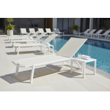 Aluminium Sun Lounger RIVIERA Beige