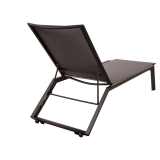 Aluminium Sun Lounger RIVIERA Graphite