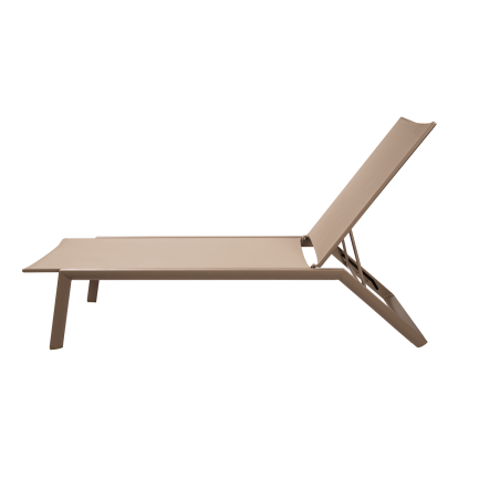 Sun Lounger RIVIERA Champagne-Beige