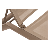Sun Lounger RIVIERA Champagne-Beige