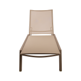 Sun Lounger RIVIERA Champagne-Beige