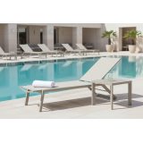 Sun Lounger RIVIERA Champagne-Beige