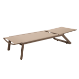 Aluminium Sun Lounger RIVIERA Champagne