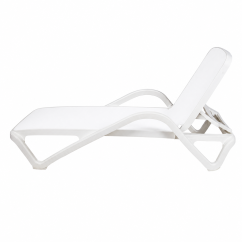 Sun lounger MARINA White