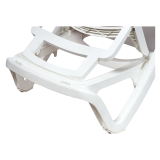 Plastic Sun Lounger MARINA Grey