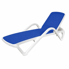 Sun lounger MARINA Blue