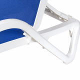 Plastic Sun Lounger MARINA Blue