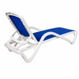 Plastic Sun Lounger MARINA Blue