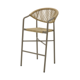 Technorattan Chair CESARE BAR Beige