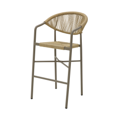Technorattan Chair CESARE BAR Beige