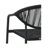 Technorattan Chair CESARE BAR Anthracite