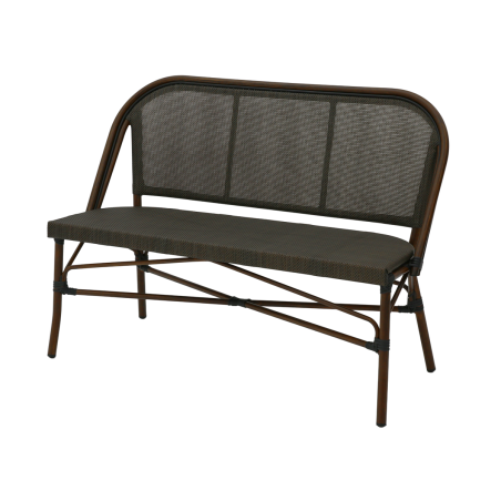 Technorattan Bench MATTEO BENCH Dark Anthracite