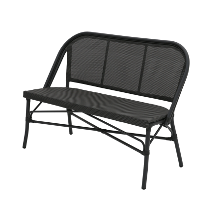 Technorattan Bench MATTEO BENCH Graphite