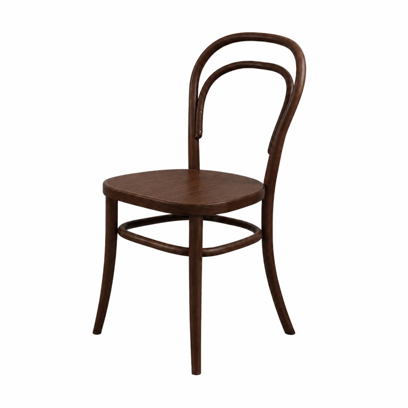 Wooden Restaurant Chair ICONIC Walnut