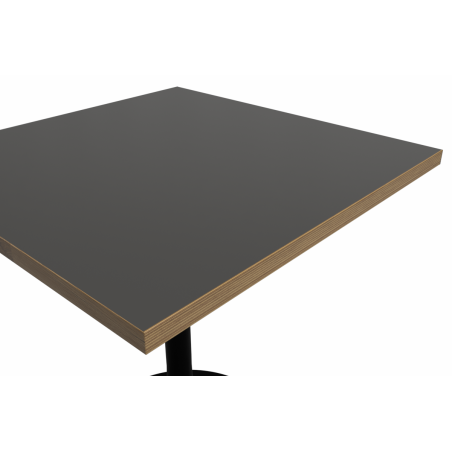 Bistro Table ARIOSO 68x68 Anthracite with Multiplex Edge