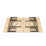 Beer Set WOODY SOLID 220x50 Pine