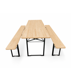 Beer Set WOODY SOLID 220x70 Pine