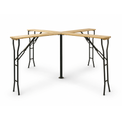 Beer Garden Table WOODY CROSS 241x241 Fir