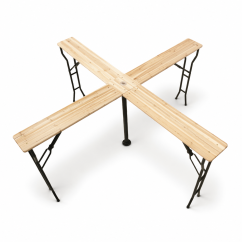 Beer Garden Table WOODY CROSS 241x241 Fir