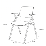 Training Chair OPTIMA Black