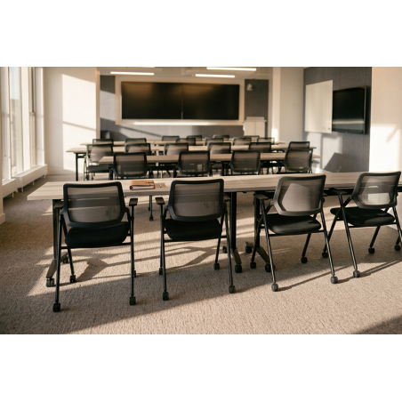 Training Chair OPTIMA CA Black-Grey