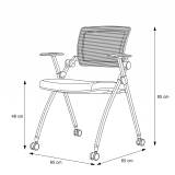 Training Chair FLOW Black-Grey