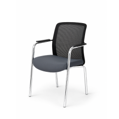 Training Chair LENZO Black-Grey