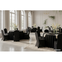 Chair Cover SLIMTEX 250 Black
